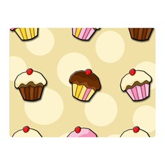 Colorful cupcakes pattern Double Sided Flano Blanket (Mini)  from ArtsNow.com 35 x27  Blanket Front