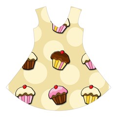 Colorful cupcakes pattern Short Sleeve V Front