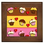 Love cupcakes Framed Tiles