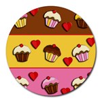 Love cupcakes Round Mousepads