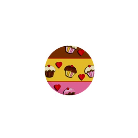 Love cupcakes 1  Mini Buttons from ArtsNow.com Front