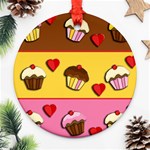 Love cupcakes Ornament (Round) 