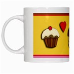 Love cupcakes White Mugs