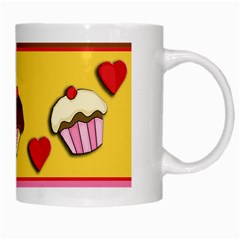 Love cupcakes White Mugs from ArtsNow.com Right