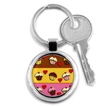 Love cupcakes Key Chains (Round) 