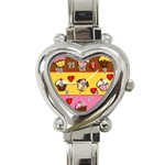 Love cupcakes Heart Italian Charm Watch