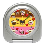 Love cupcakes Travel Alarm Clocks