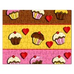 Love cupcakes Rectangular Jigsaw Puzzl