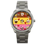 Love cupcakes Sport Metal Watch