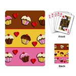 Love cupcakes Playing Card