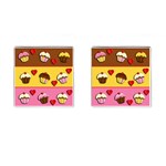 Love cupcakes Cufflinks (Square)