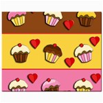 Love cupcakes Mini Button Earrings