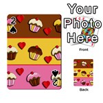 Love cupcakes Playing Cards 54 Designs 