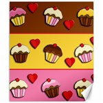 Love cupcakes Canvas 8  x 10 