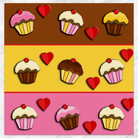 Love cupcakes Canvas 12  x 12   from ArtsNow.com 11.4 x11.56  Canvas - 1