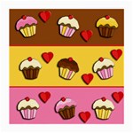 Love cupcakes Medium Glasses Cloth (2-Side)