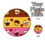 Love cupcakes Multi-purpose Cards (Round) 