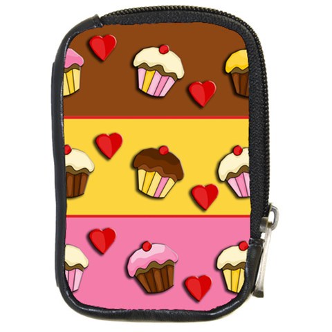Love cupcakes Compact Camera Cases from ArtsNow.com Front
