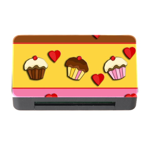 Love cupcakes Memory Card Reader with CF from ArtsNow.com Front