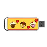 Love cupcakes Portable USB Flash (One Side)
