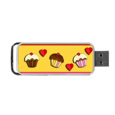 Love cupcakes Portable USB Flash (Two Sides) from ArtsNow.com Front