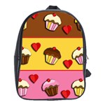 Love cupcakes School Bags (XL) 