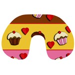 Love cupcakes Travel Neck Pillows