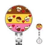 Love cupcakes Stainless Steel Nurses Watch