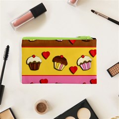 Love cupcakes Cosmetic Bag (XS) from ArtsNow.com Back
