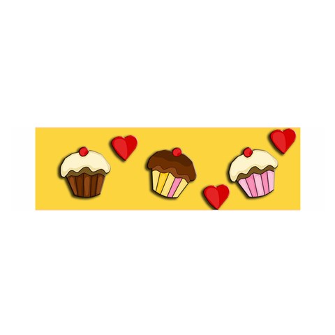 Love cupcakes Satin Scarf (Oblong) from ArtsNow.com Front