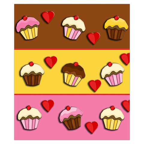 Love cupcakes Drawstring Pouches (XS)  from ArtsNow.com Front