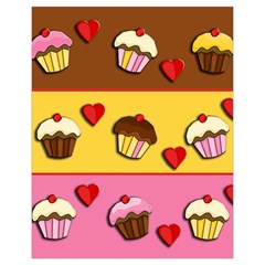 Love cupcakes Drawstring Pouches (Extra Large) from ArtsNow.com Back