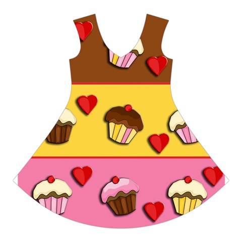 Love cupcakes Short Sleeve V Front