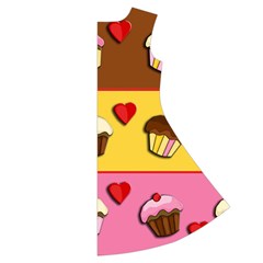 Love cupcakes Short Sleeve V Back Right