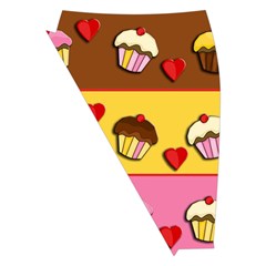 Love cupcakes Midi Wrap Pencil Skirt from ArtsNow.com Front Left