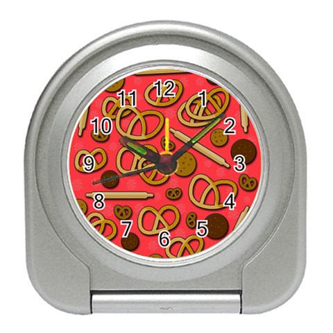 Bakery Travel Alarm Clocks from ArtsNow.com Front