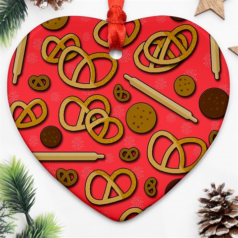 Bakery Heart Ornament (2 Sides) from ArtsNow.com Front