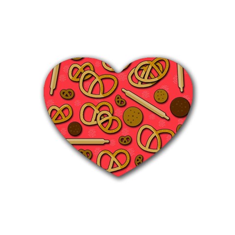 Bakery Heart Coaster (4 pack)  from ArtsNow.com Front