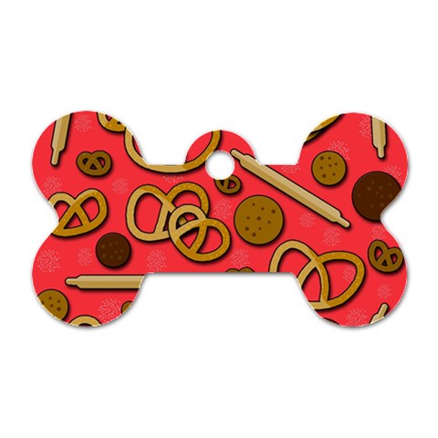 Bakery Dog Tag Bone (One Side) from ArtsNow.com Front