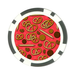 Bakery Poker Chip Card Guards from ArtsNow.com Front