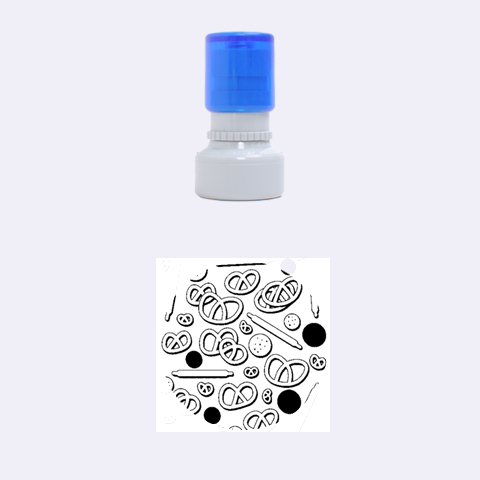 Bakery Rubber Round Stamps (Small) from ArtsNow.com 1.12 x1.12  Stamp