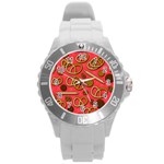 Bakery Round Plastic Sport Watch (L)