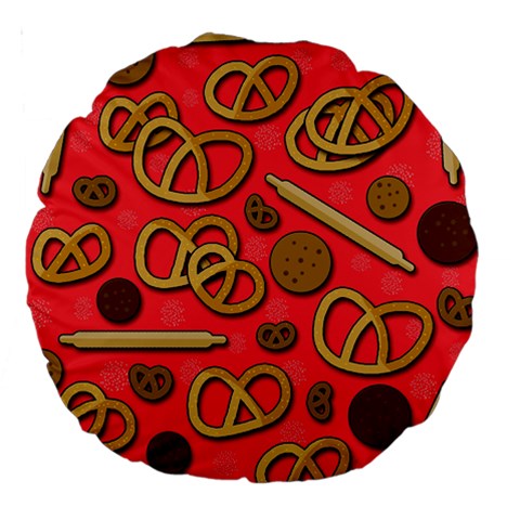 Bakery Large 18  Premium Round Cushions from ArtsNow.com Front
