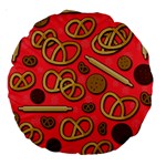 Bakery Large 18  Premium Round Cushions