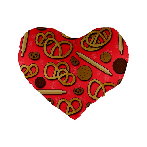 Bakery Standard 16  Premium Heart Shape Cushions from ArtsNow.com Front