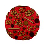 Bakery Standard 15  Premium Flano Round Cushions