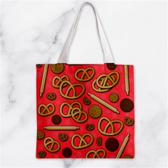 Bakery Zipper Grocery Tote Bag from ArtsNow.com Front