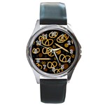 Bakery 2 Round Metal Watch