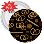Bakery 2 3  Buttons (10 pack) 