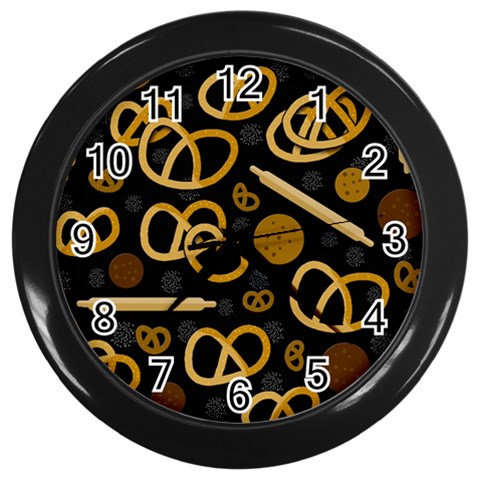 Bakery 2 Wall Clocks (Black) from ArtsNow.com Front